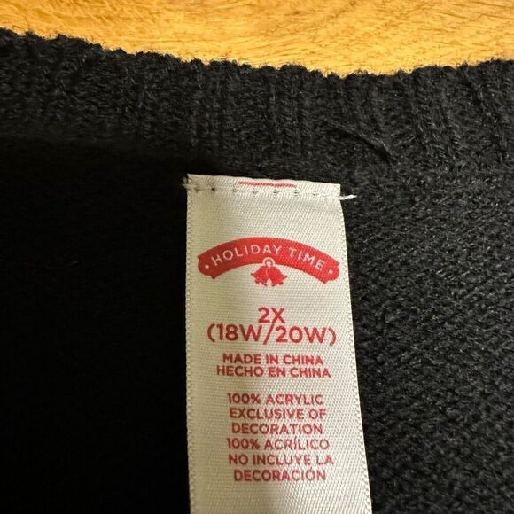 Ugly Christmas Sweater women’s selfie Elfie 2x - Picture 3 of 8